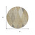 8' Wheat Taupe And Ivory Round Argyle Washable Indoor Outdoor Area Rug