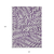 10' X 14' Purple And Ivory Floral Washable Indoor Outdoor Area Rug