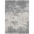 8' X 10' Gray And Beige Abstract Washable Indoor Outdoor Area Rug - Gray, Beige
