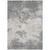 8' X 10' Gray And Beige Abstract Washable Indoor Outdoor Area Rug