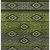 10' X 14' Artichoke Green Gray And Fern Green Tribal Washable Indoor Outdoor Area Rug