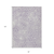 8' X 10' Lilac And Ivory Geometric Washable Indoor Outdoor Area Rug