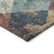 10' X 14' Navy Blue And Gold Geometric Washable Indoor Outdoor Area Rug