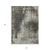 8' X 10' Taupe Beige And Olive Green Abstract Washable Indoor Outdoor Area Rug