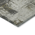 8' X 10' Taupe Beige And Olive Green Abstract Washable Indoor Outdoor Area Rug