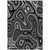 9' X 12' Black And Ivory Geometric Washable Indoor Outdoor Area Rug - Black, Ivory