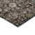 9' X 12' Dark Brown Brown And Taupe Oriental Washable Indoor Outdoor Area Rug