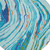 8' Blue Pink And Green Round Abstract Washable Indoor Outdoor Area Rug
