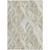8' X 10' Khaki Tan And Beige Geometric Washable Indoor Outdoor Area Rug