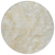 8' Beige And Silver Round Abstract Washable Indoor Outdoor Area Rug