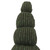 14" Green Chunky Knit Hat Fabric Sitting Gnome Sculpture - 606114648499