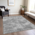 8' X 10' Gray Washable Indoor Outdoor Area Rug