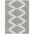 9' X 12' Ivory And Black Geometric Washable Indoor Outdoor Area Rug