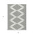 9' X 12' Ivory And Black Geometric Washable Indoor Outdoor Area Rug