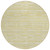 8' Wheat Gold And Tan Round Striped Washable Indoor Outdoor Area Rug