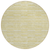 8' Wheat Gold And Tan Round Striped Washable Indoor Outdoor Area Rug