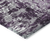 8' X 10' Eggplant Purple And Lavender Abstract Washable Indoor Outdoor Area Rug