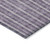 10' X 14' Purple And Ivory Striped Washable Indoor Outdoor Area Rug - Purple, Ivory