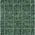 9' X 12' Fern Green And Charcoal Medallion Washable Indoor Outdoor Area Rug