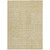 9' X 12' Wheat And Ivory Geometric Washable Indoor Outdoor Area Rug
