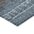 8' X 10' Blue Gray And Charcoal Southwestern Washable Indoor Outdoor Area Rug