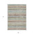 9' X 12' Beige Brown And Gray Striped Washable Indoor Outdoor Area Rug - Beige, Brown, Gray