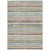 9' X 12' Beige Brown And Gray Striped Washable Indoor Outdoor Area Rug - Beige, Brown, Gray