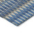 9' X 12' Navy Blue Denim Blue And Ivory Southwestern Washable Indoor Outdoor Area Rug