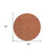 8' Round Terra Cotta Round Geometric Washable Non Skid Indoor Outdoor Area Rug