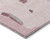 10' X 14' Pink And Gray Abstract Washable Indoor Outdoor Area Rug - Pink, Gray