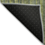 9' X 12' Olive Green And Lime Green Striped Washable Indoor Outdoor Area Rug