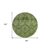 8' Olive Green Fern Green And Artichoke Green Round Floral Washable Indoor Outdoor Area Rug