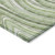 8' X 10' Artichoke Green And Ivory Abstract Washable Indoor Outdoor Area Rug - 608219103330