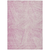 10' X 14' Pink And Ivory Abstract Washable Indoor Outdoor Area Rug