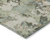 8' X 10' Beige Brown And Green Floral Washable Indoor Outdoor Area Rug