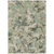 8' X 10' Beige Brown And Green Floral Washable Indoor Outdoor Area Rug