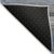 8' X 10' Denim Blue Beige And Taupe Striped Washable Indoor Outdoor Area Rug