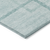 8' X 10' Teal Blue And Aqua Geometric Washable Indoor Outdoor Area Rug