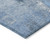 10' X 14' Denim Blue And Ivory Abstract Washable Indoor Outdoor Area Rug - 608219230272
