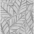 10' X 14' Gray And Silver Floral Washable Indoor Outdoor Area Rug