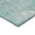 8' Teal Blue And Ivory Round Floral Washable Indoor Outdoor Area Rug - 880016548037