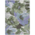 8' X 10' Olive Green And Fern Green Floral Washable Indoor Outdoor Area Rug