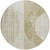 8' Taupe Beige And Tan Round Geometric Washable Indoor Outdoor Area Rug Transitional Style - Taupe, Beige, Tan Color