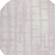 8' Pink Gray And Ivory Round Striped Washable Indoor Outdoor Area Rug