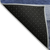 8' X 10' Navy Blue Sky Blue And Charcoal Abstract Washable Indoor Outdoor Area Rug