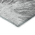 10' X 14' Gray Charcoal And Silver Abstract Washable Indoor Outdoor Area Rug