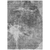 10' X 14' Gray Charcoal And Silver Abstract Washable Indoor Outdoor Area Rug