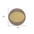 8' Brown And Beige Round Striped Washable Indoor Outdoor Area Rug