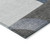 10' X 14' Gray Blue And Ivory Geometric Washable Indoor Outdoor Area Rug