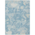 8' X 10' Sky Blue And Denim Blue Abstract Washable Indoor Outdoor Area Rug